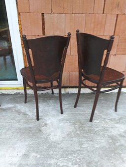 stoličky thonet 2 kusy 1890 - 6