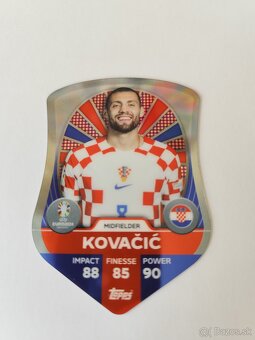 chrome shield Euro 2024 kartičky topps match attax celý set - 6