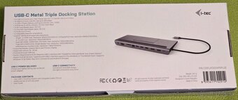 Nová dokovacia stanica I-TEC USB-C Metal 4K 3x display 85W - 6