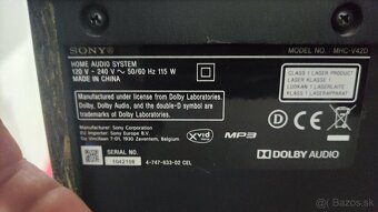 Sony MHC 42d - 6