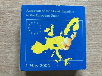 PREDANÉ - 10000sk 2004 Vstup SR do EU proof - Zlatá minca - 6