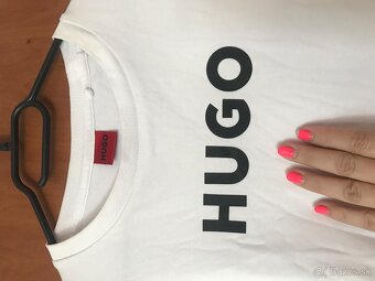 HUGO BOSS originál white damska mikinka S/M - 6