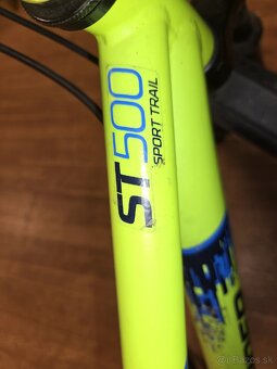 Detský horský bicykel Rockrider ST 500 20" žltý - 6