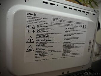 Mikrovlnná rúra Gorenje - 6