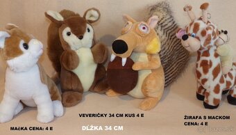 PLYŠOVÉ HRAČKY, krásny nepoškodený stav - 6