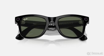 Ray-Ban Meta Wayfarer, Lesklá čierna / Zelené G15 - 6