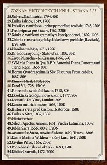 Vzácne historické knihy - 6