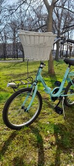Skladaci bicykel Tyrkysovej farby - 6