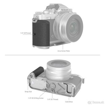 Predám spodný kovový grip SmallRig na Nikon Zf-c - 6