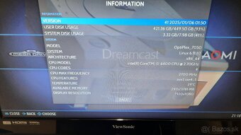Predám PC prerobený na retro hernú konzolu 7294 hier. - 6
