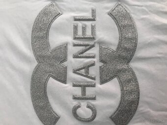 CHANEL crystal white damske tricko L - 6
