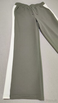 Pánske voľnočasové nohavice olivovo zelené - 6