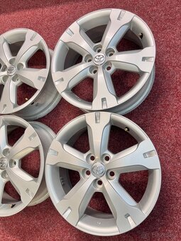 5x100 R16 originál alu disky Toyota - ET 39 - 6