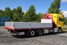 9890 MAN TGS 26.500 - 6x2 – Valník + HR-HMF 2820 K6 – EURO 6 - 6