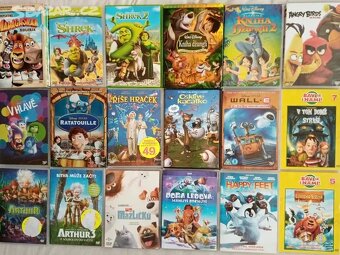 Orig.DVD detske a teenager.od 2 eur - 6