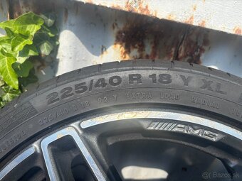 alu disky mercedes 7,5x18 +225/40 R 18 continental - 6