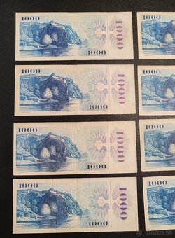 1000 kčs, Slovenský kolok, 1985, 23€ kus - 6