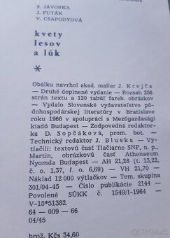 Retro kniha o kvetoch z roku 1966 - 6