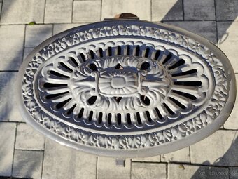 Liatinové kachle GODIN – francúzske, starožitné, funkčné - 6