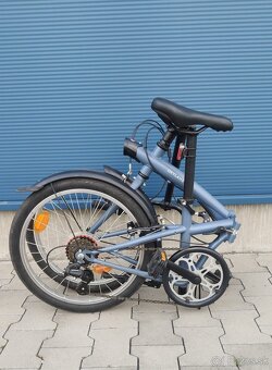 Predám Skladací bicykel Fold 120 modrý - 6
