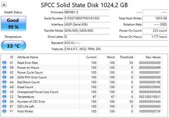 Predám 2,5" SSD Crucial / KingSpec / SP / Intenso / PNY 1TB - 6
