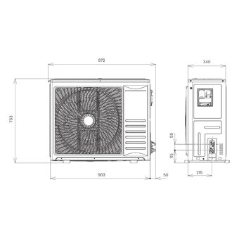Tepelné čerpadlo HISENSE 8KW Split - 6