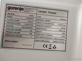 Mraznička Gorenje - 6