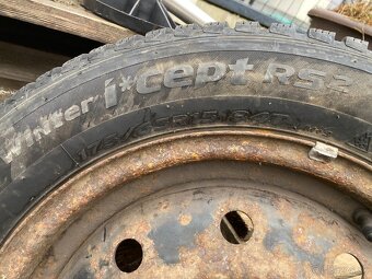 Zimná sada pneu na diskoch + 5ks puklíc 175/65 R15 - 6