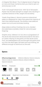 153 cm snowboard ATOMIC s viazanim NITRO - 6