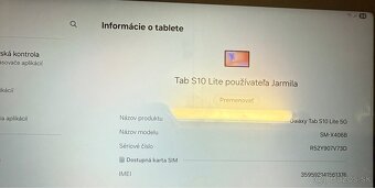 Samsung Tab S10 Lite 158GB Úplne nový - 6