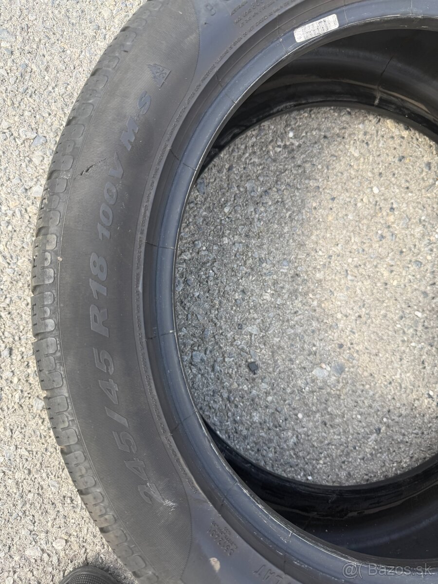 Pneumatiky - Pirelli 245/45 R18 100V zimné - 7