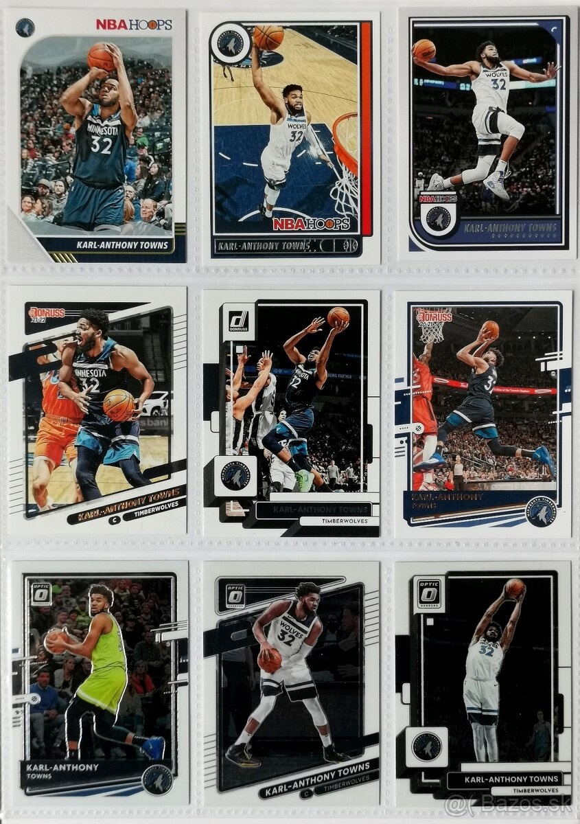 Kartičky NBA - Allstars hráči 3 - 7