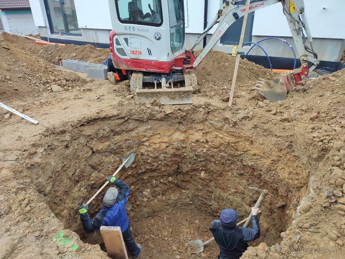 Minibager - vykopové práce - 7