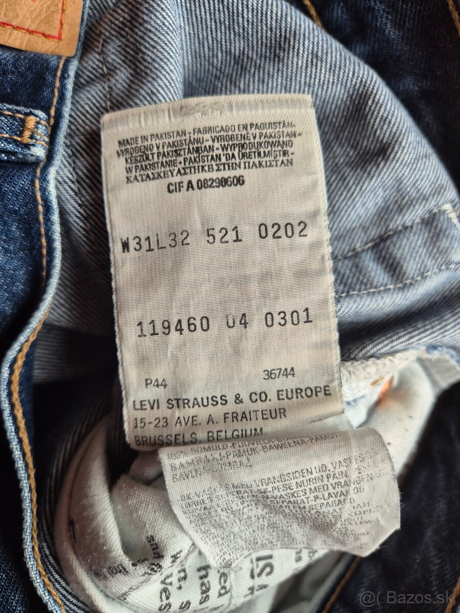Pánske rifle Levi's veľ. 31 - 7