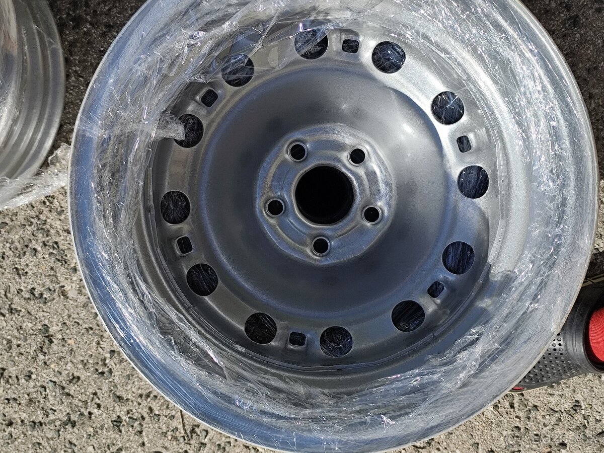5x100 R15 plechové disky - 7