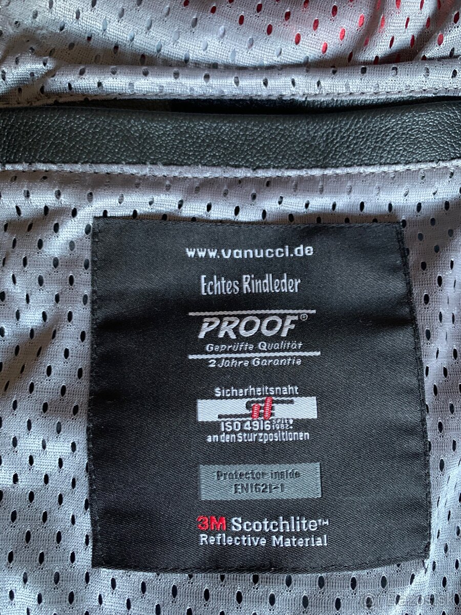 Kožená moto bunda Vanucci - 7