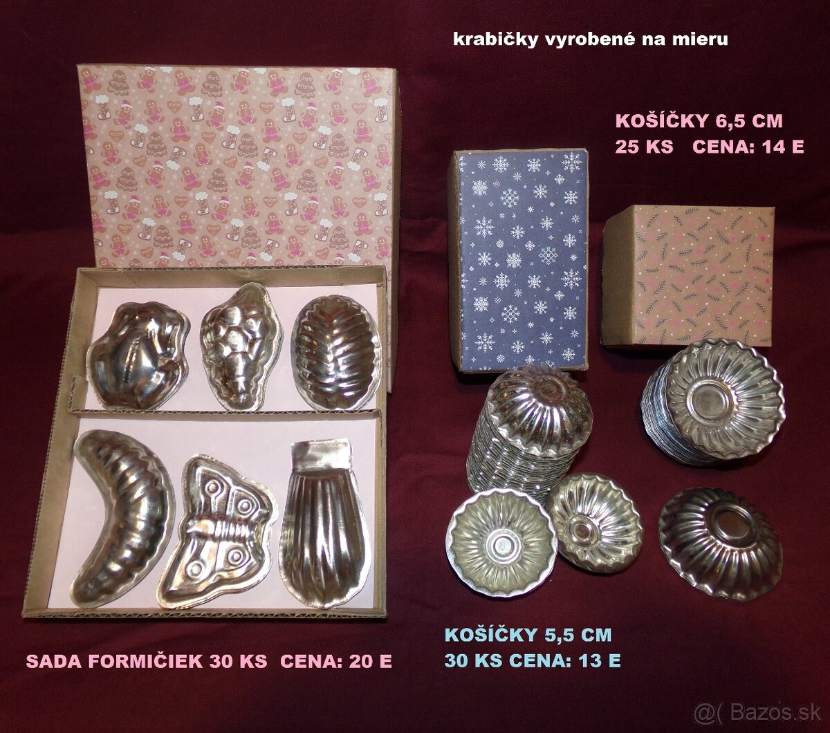 RETRO FORMIČKY, KOŠÍČKY, VANIČKY, ORIEŠKY, VYKRAJOVAČKY - 7