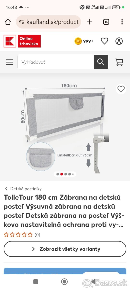 Detská zábrana na postel - 7