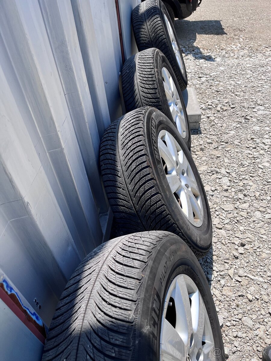 hliníkové disky + zimne pneu VW Touareg 235/65/R17 - 7