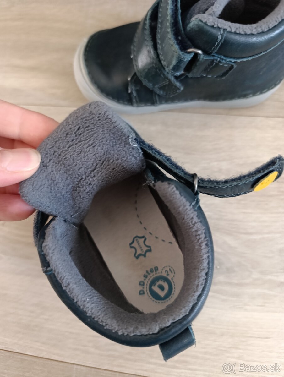 D.D.Step topánky zateplené flísom veľkosť 21 - 7