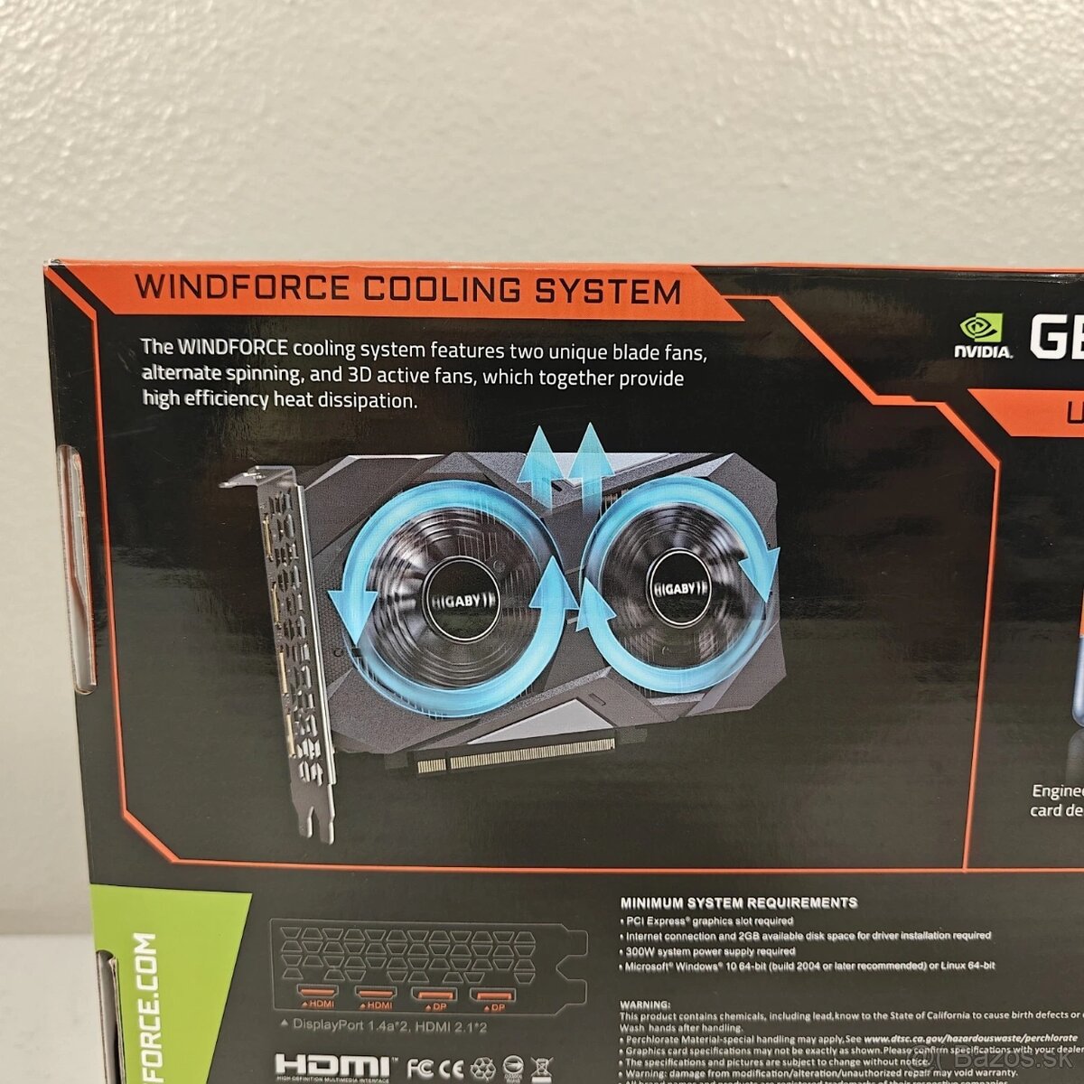 Nová grafika GIGABYTE GeForce RTX 3050 WINDFORCE OC V2 6G - 7