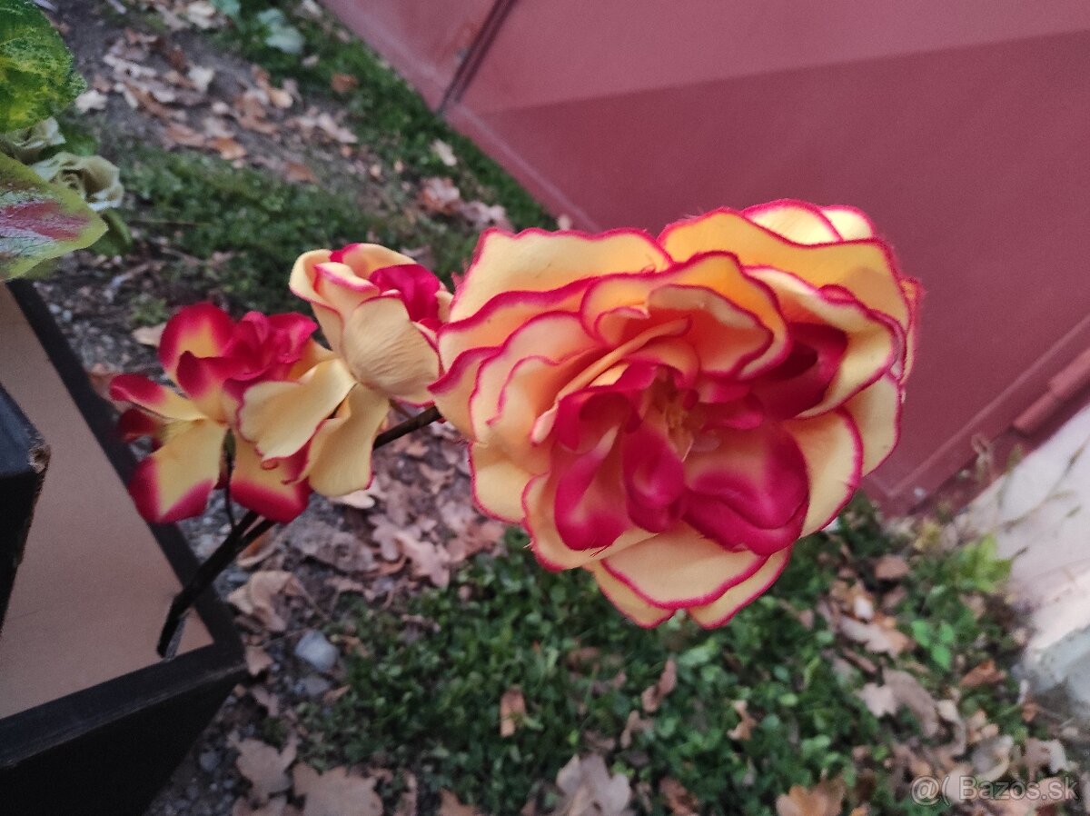 Umelé kvety na dekorácie/kytice - 7