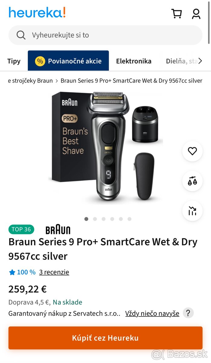 Braun Series 9 Pro+ PowerCase - holiaci strojček - 7