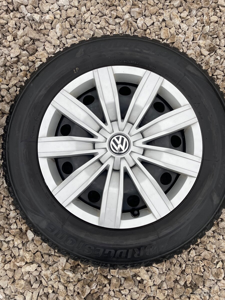 W- Škoda Bridgestone R 17 plechové disky - 7