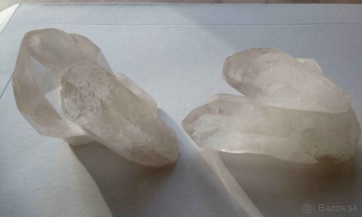 2x 350 g horský krištáľ, drúza - 7