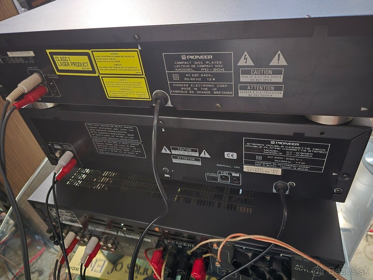 Pioneer A504R, CT-W505 , PD-204 hifi zostava - 7