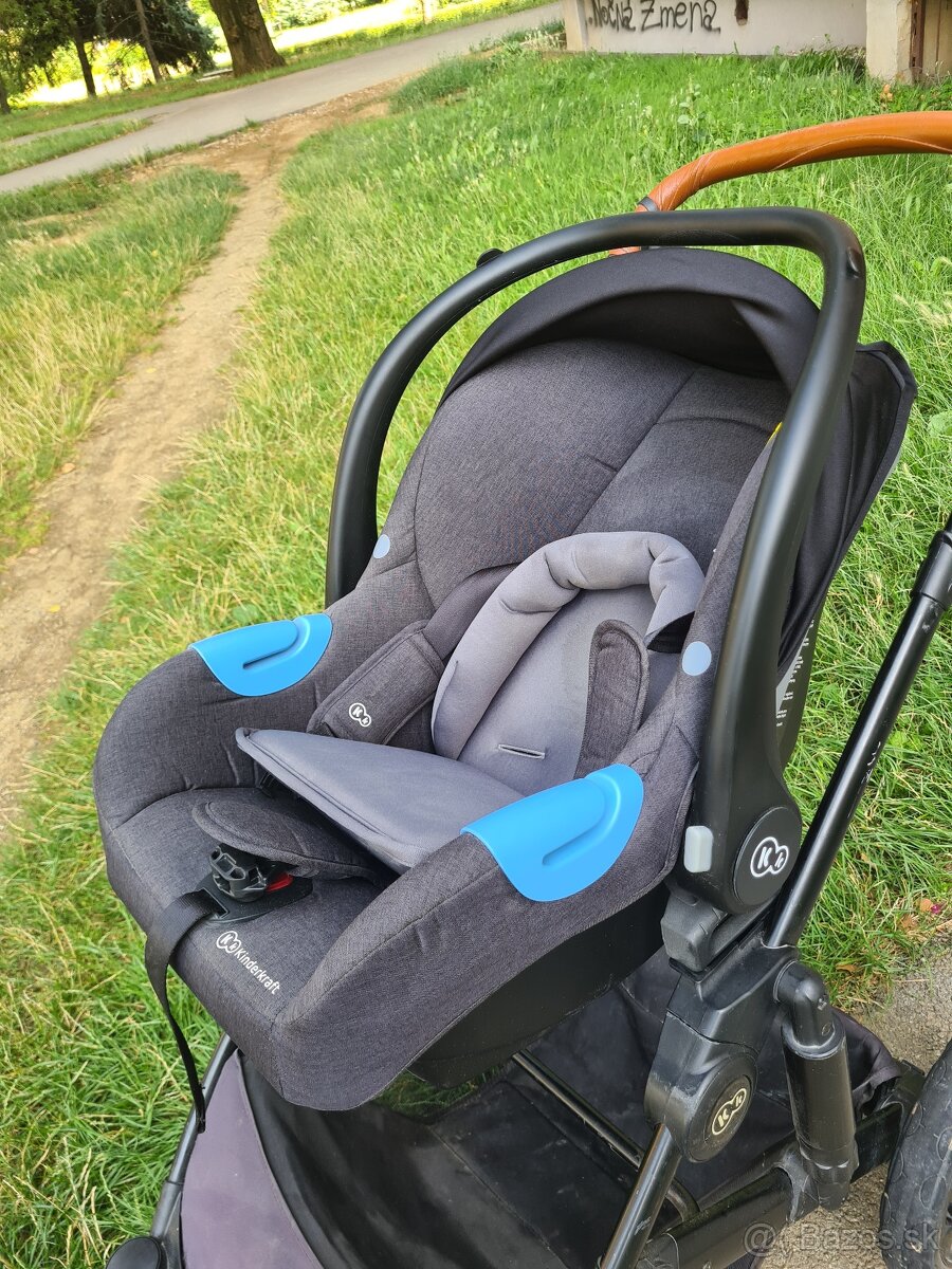 Kočík Kinderkraft Prime 3v1 Grey - 7