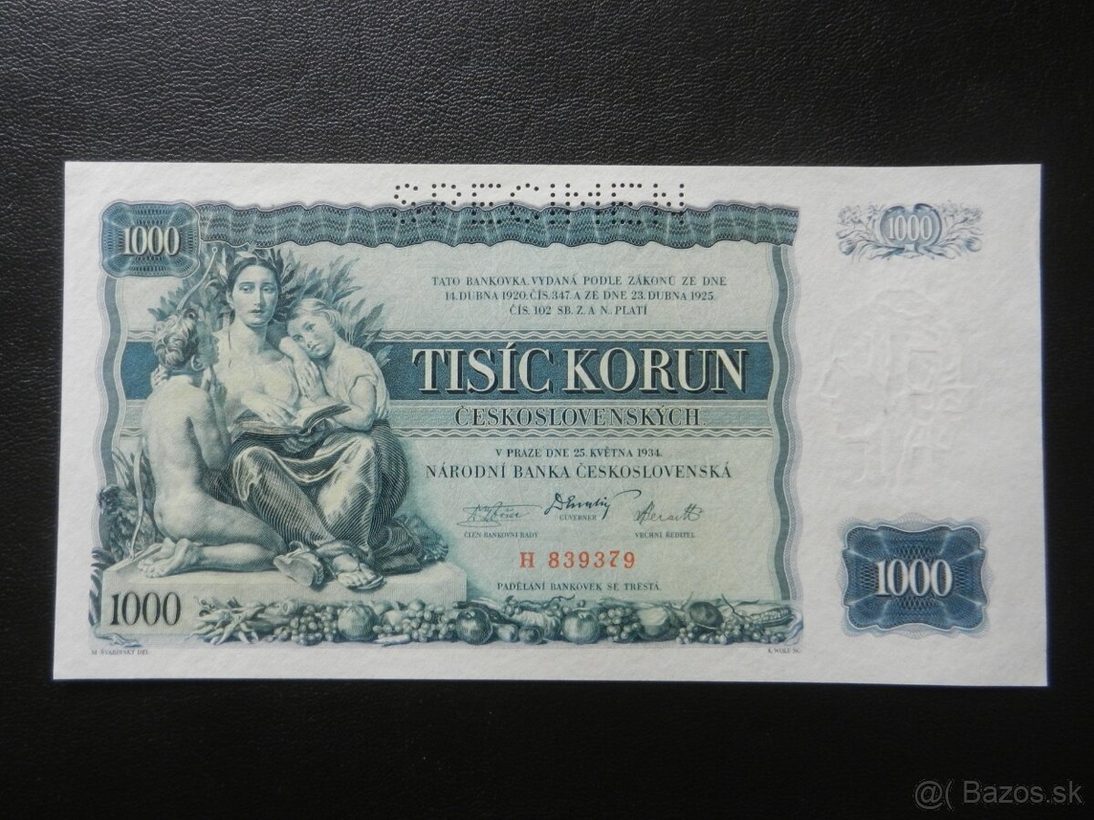 Bankovky 1 rep. a iné - 7