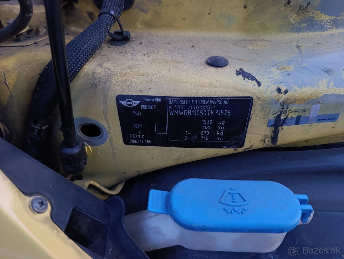 MINI One D 1.4 Diesel, 55kW/75PS Klimatizácia - 7