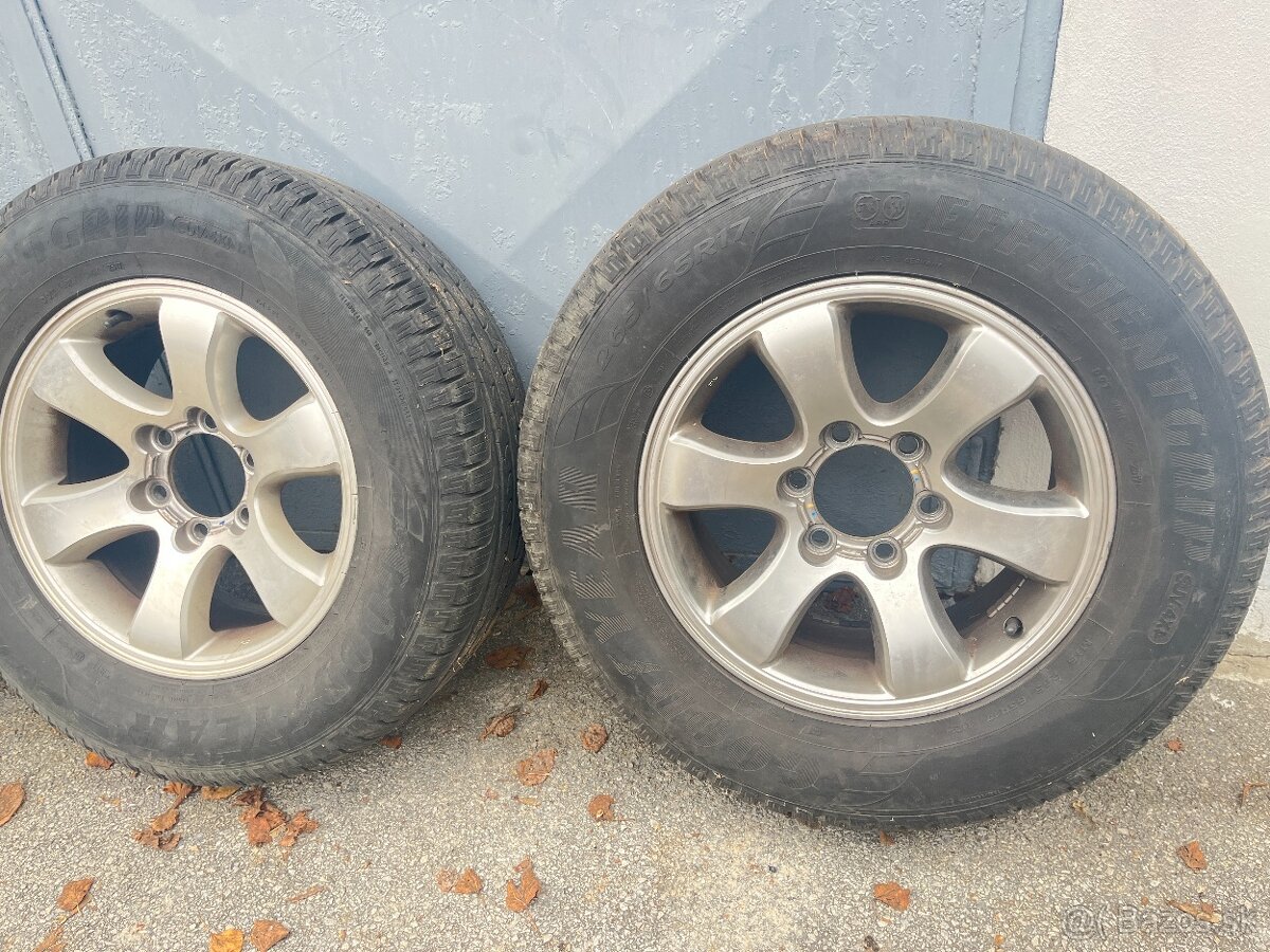 Predam 4ks Toyota Land Cruiser kolesa 265/65 R17 +Good Year - 7